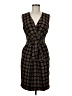 Talbots 100% Silk Paisley Brown Casual Dress Size 6 - photo 1