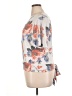 Eclair Floral Ivory Short Sleeve Blouse Size XL - photo 5