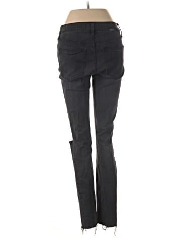 Madewell 9" Mid-Rise Skinny Jeans in Black Sea (view 2)