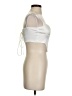 THATSSOFETCH 100% Polyester White Sleeveless Blouse Size 4 - photo 4