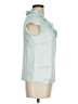 Talbots Teal Short Sleeve Silk Top Size 6 - photo 4