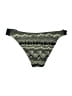 L Space Chevron-herringbone Green Swimsuit Bottoms Size M - photo 2