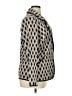 Pendleton 100% Cotton Chevron-herringbone Animal Print Graphic Jacquard Leopard Print Tan Ivory Blazer Size 1X - photo 4