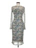 AFRM Print Blue Cocktail Dress Size M - photo 1