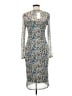 AFRM Print Blue Cocktail Dress Size M - photo 2