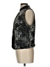 Express Outlet Black Silver Sleeveless Blouse Size L - photo 5