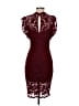 Saylor Burgundy Cocktail Dress Size S - photo 2