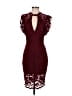 Saylor Burgundy Cocktail Dress Size S - photo 1