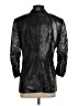 Calvin Klein 100% Polyester Metallic Black Blazer Size S - photo 2