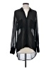 Double Zero 100% Polyester Black Long Sleeve Blouse Size S - photo 1