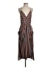 BCBGeneration Stripes Brown Casual Dress Size S - photo 1