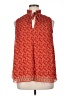 Max Studio 100% Polyester Red Sleeveless Blouse Size L - photo 1
