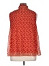 Max Studio 100% Polyester Red Sleeveless Blouse Size L - photo 2