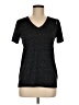 Reebok 100% Polyester Tweed Black Short Sleeve T-Shirt Size M - photo 1