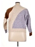 Madewell Color Block Purple Pullover Sweater Size XL - photo 2