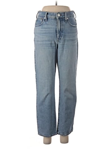 Madewell The Petite Perfect Vintage Straight Jean in Hoye Wash (view 1)