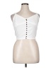 Love Notes 100% Cotton White Sleeveless Top Size L - photo 1