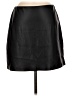 Express Solid Black Faux Leather Skirt Size M - photo 1