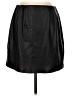 Express Solid Black Faux Leather Skirt Size M - photo 2