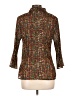 Fashion Bug 100% Polyester Tweed Brown 3/4 Sleeve Blouse Size L - photo 2