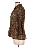 Fashion Bug 100% Polyester Tweed Brown 3/4 Sleeve Blouse Size L - photo 5