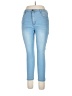 rue21 Solid Blue Jeans Size 16 - photo 1