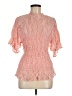 Free People Pink 3/4 Sleeve Blouse Size M - photo 1