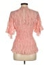 Free People Pink 3/4 Sleeve Blouse Size M - photo 2
