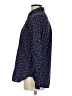 Garnet Hill Polka Dots Blue Long Sleeve Blouse Size 4 - photo 5