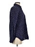Garnet Hill Polka Dots Blue Long Sleeve Blouse Size 4 - photo 4