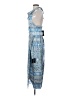 Lulus 100% Polyester Paisley Blue Cocktail Dress Size S - photo 5