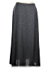 Talbots Solid Gray Casual Skirt Size 16 - photo 1