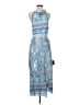 Lulus 100% Polyester Paisley Blue Casual Dress Size S - photo 1