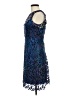 T Tahari 100% Polyester Blue Cocktail Dress Size 6 - photo 5