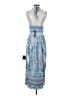 Lulus 100% Polyester Paisley Blue Casual Dress Size S - photo 2