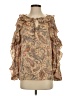 Maje Brown 3/4 Sleeve Blouse Size Sm (1) - photo 1