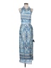 Lulus 100% Polyester Paisley Blue Casual Dress Size S - photo 1