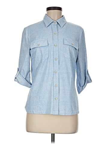 J. McLaughlin 3/4 Sleeve Button-Down Shirt (view 1)