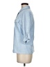 J. McLaughlin Blue 3/4 Sleeve Button-Down Shirt Size M - photo 5