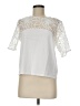 Gap 100% Polyester White Short Sleeve Top Size M - photo 1