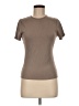 Firm Abs Brown Tan Short Sleeve Turtleneck Size M - photo 1