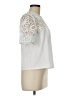 Gap 100% Polyester White Short Sleeve Top Size M - photo 4