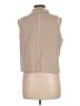 SPANX Tan Sleeveless Button-Down Shirt Size L - photo 2
