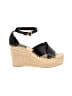 Tory Burch Black Wedges Size 10 - photo 1