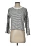Madewell 100% Cotton Stripes Silver Pullover Sweater Size XS - photo 1