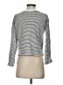 Madewell 100% Cotton Stripes Silver Pullover Sweater Size XS - photo 2