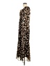 Moon River 100% Polyester Animal Print Brown Casual Dress Size M - photo 5