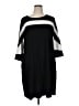 Nina Leonard Black Casual Dress Size 1X - photo 1