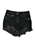 Zara Stars Black Denim Shorts Size 2 - photo 1