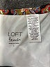 LOFT Beach Paisley Ivory Swimsuit Bottoms Size L - photo 3